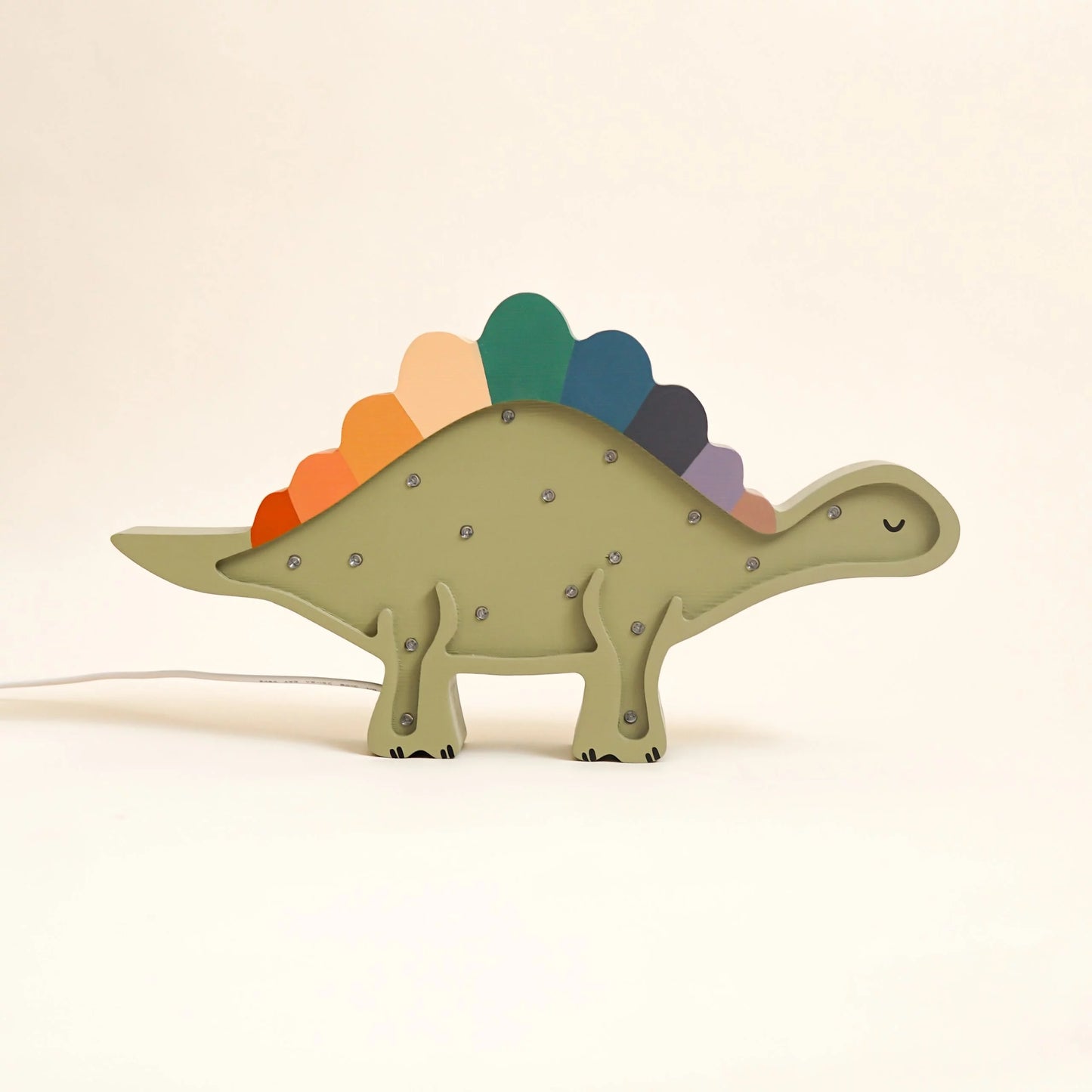 Medinis šviestuvas "Žalias dinozauras"