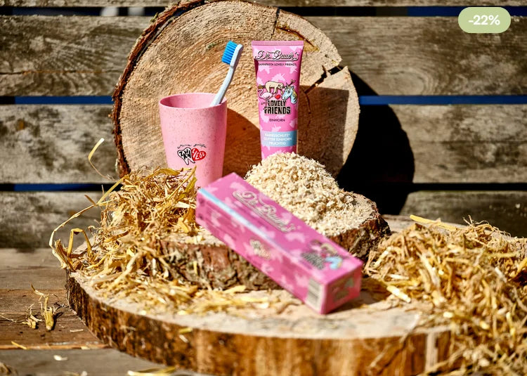 Dr.Bauer’s vaikiška dantų pasta miško uogų skonio Einhorn, 90 ml.