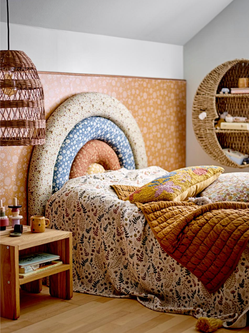 Jo lovūgalis, įvairiaspalvis, medvilnė