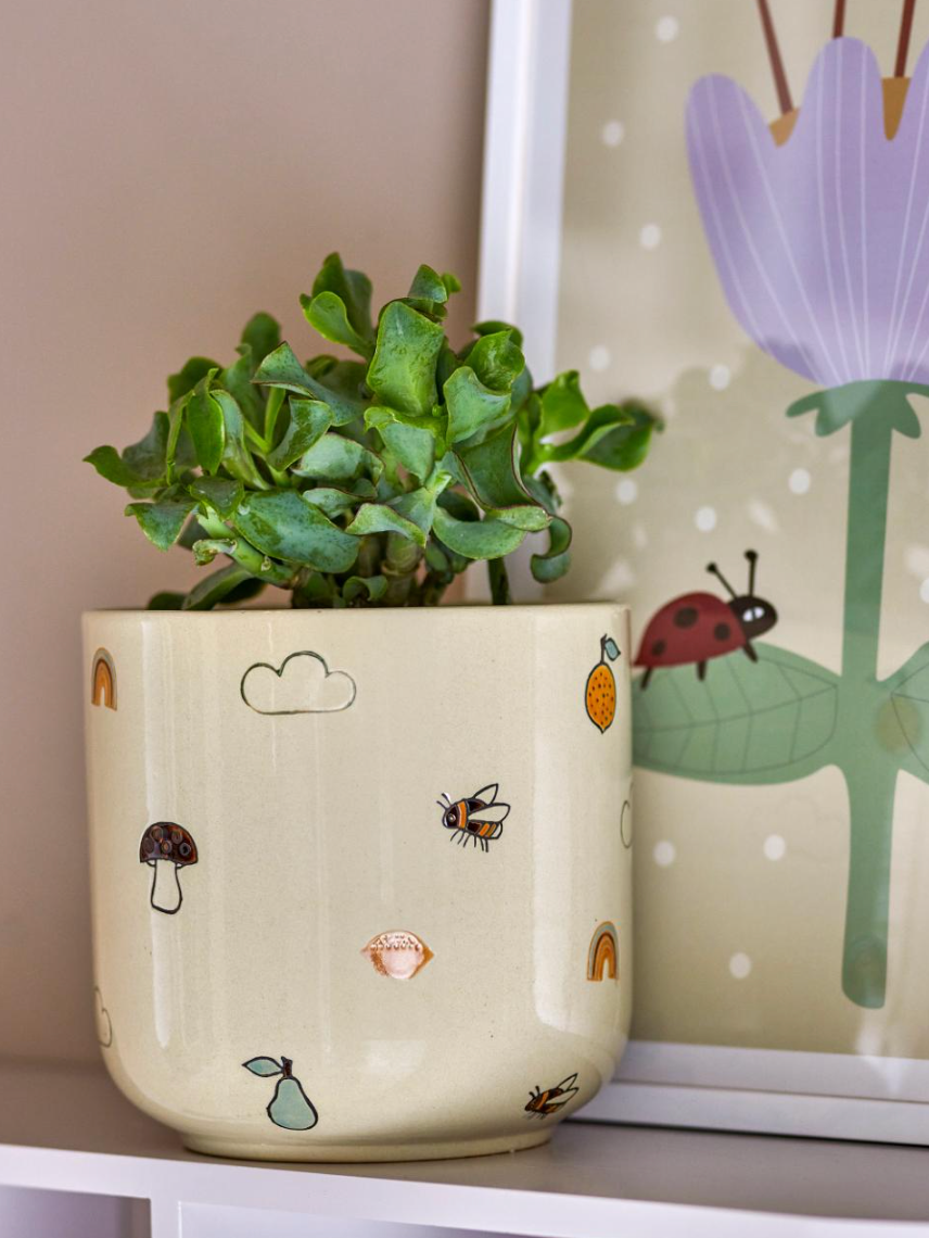 Agnes vazonas, dekoruotas, keramika