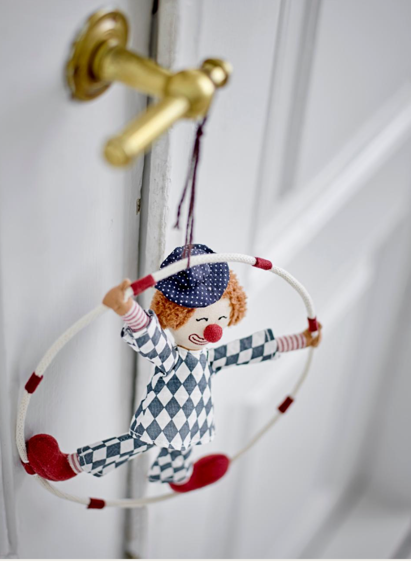 Alfredo mobilė, klouno formos, dekoracija