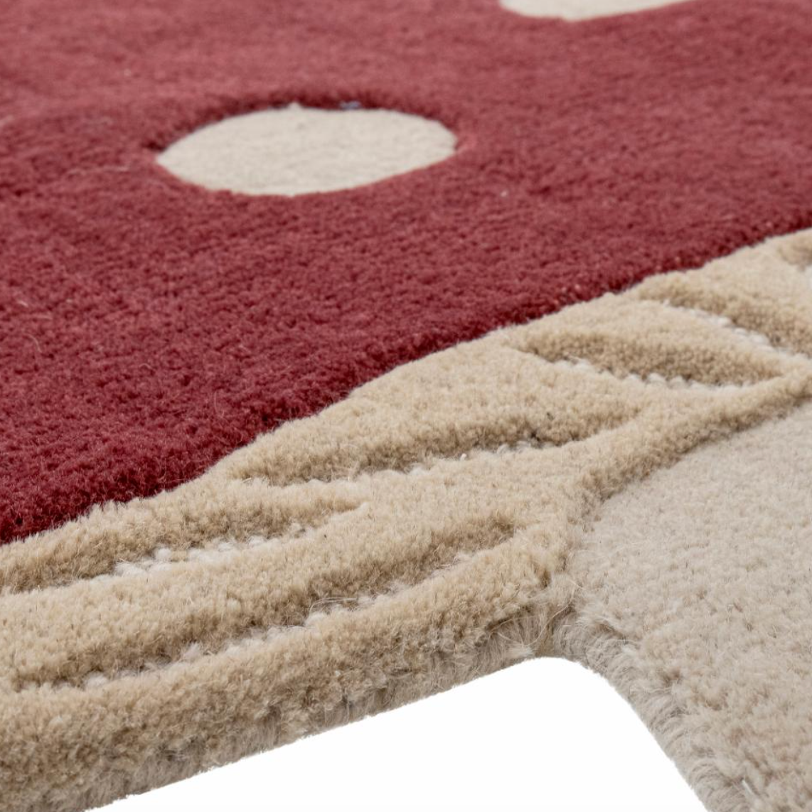 Mushroom kilimas, vilna, grybuko formos