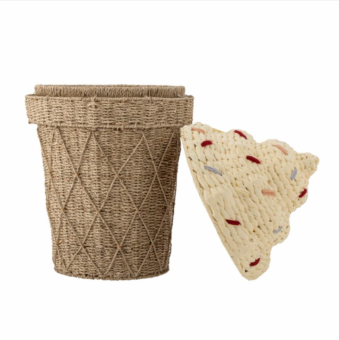 Cillie krepšys su dangčiu, ledų formos, žaislų laikymui