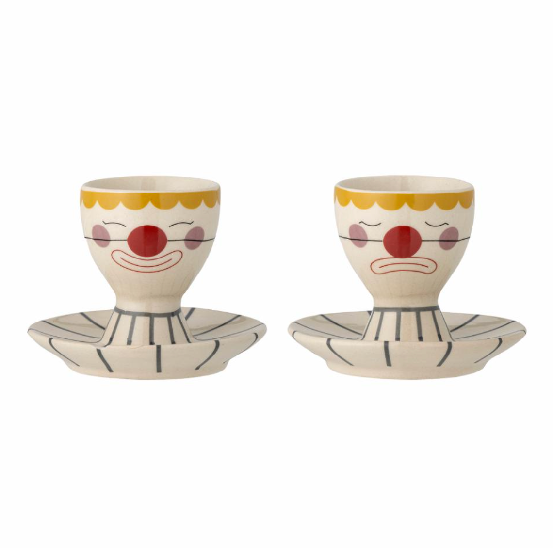 Fizbo kiaušinio laikiklis, klouno formos