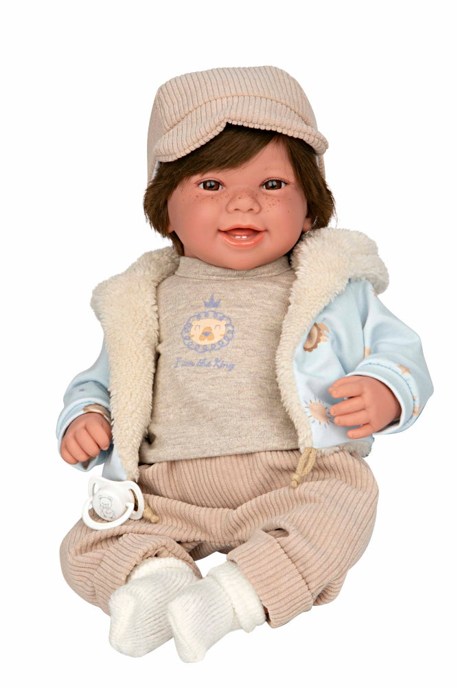 Arias lėlė berniukas su garsu, 45 cm