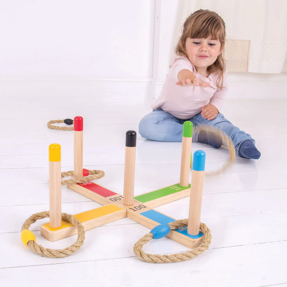 Bigjigs mėtimo žaidimas Žiedai