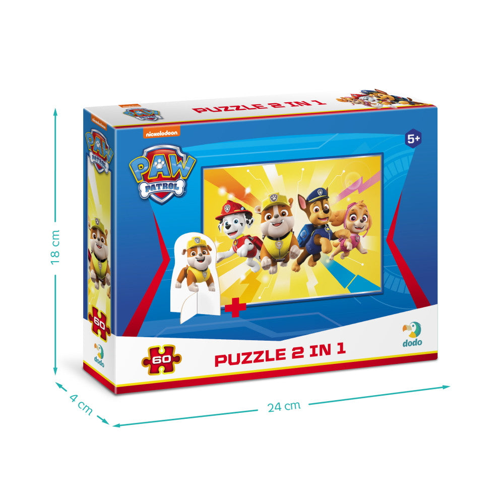 Dodo dėlionė vaikams Paw Patrol su figūrėle (60 det.)