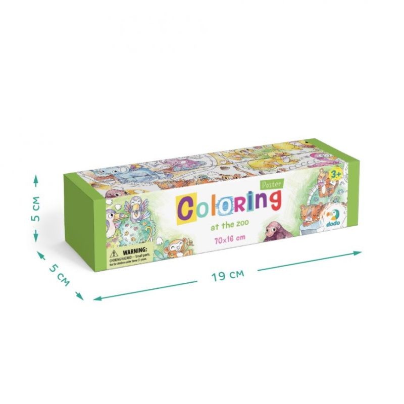 Dodo spalvinimo ritinys Zoologijos sodas