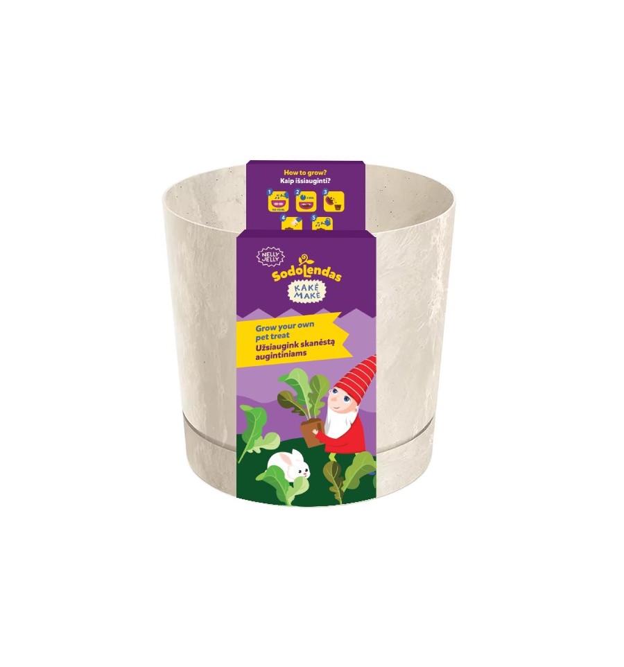 KAKĖ MAKĖ AUGINIMO RINKINYS VAZONĖLYJE AUGINTINIAMS