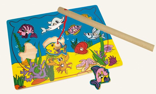 Medinė dėlionė Žvejojame , 36 mėn+