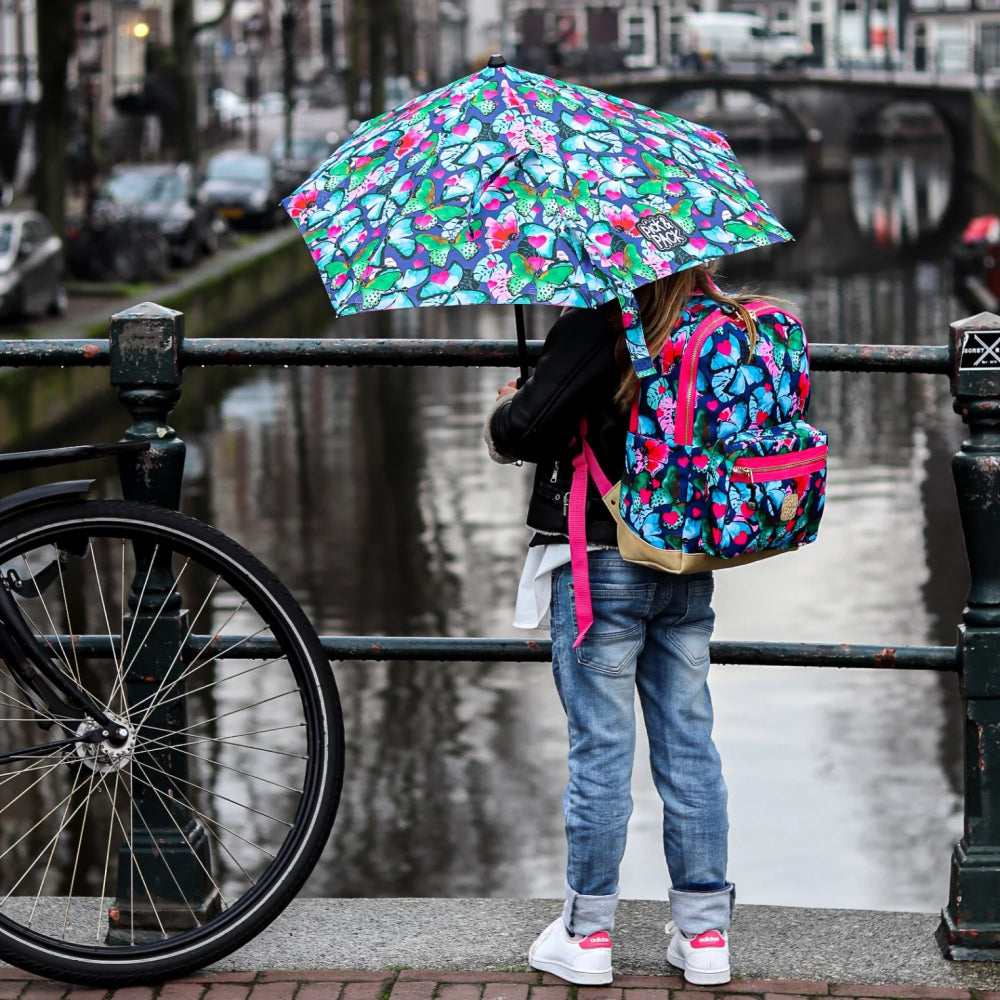 Pick & Pack kuprinė pradinukams Drugeliai, M