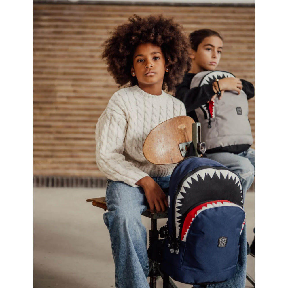 Pick & Pack kuprinė pradinukams Ryklys, M (mėlyna)