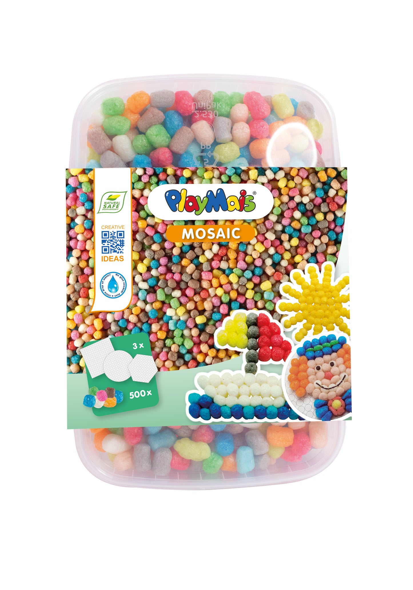 PlayMais žaidimas mozaika 500, pagrindinės spalvos