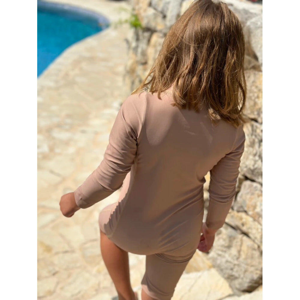 Rudas maudymosi kostiumas vaikams (1-4 m.) - 3-4 m.