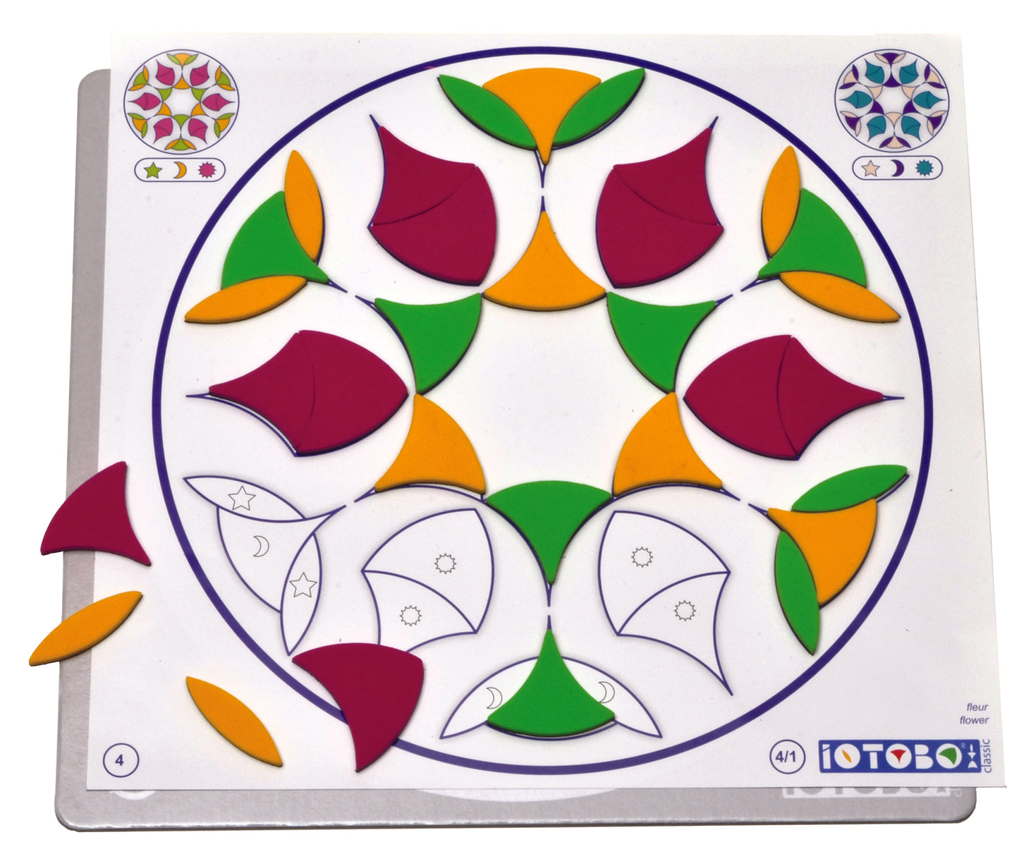 SEPP magnetinių mozaikų rinkinys Mandala, 6 vaikams