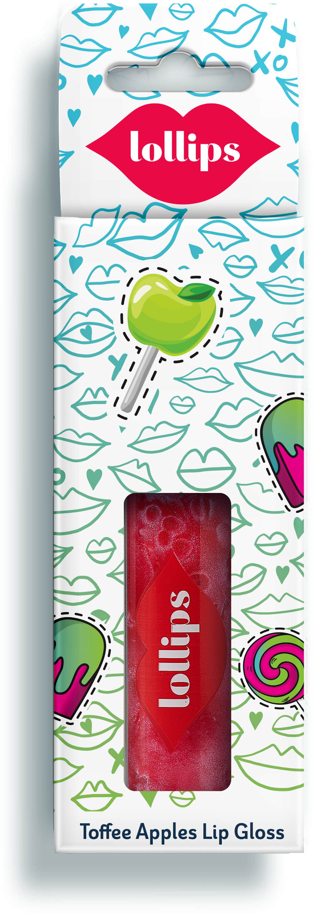 Snails lūpų blizgis, raudonos spalvos