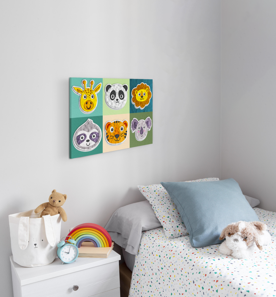 Splat Planet paveikslas iš modelino, Gyvūnėliai 30x40cm