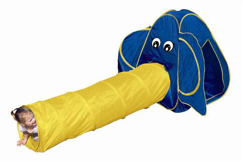 Vaikiška palapinė su tuneliu Drambliukas