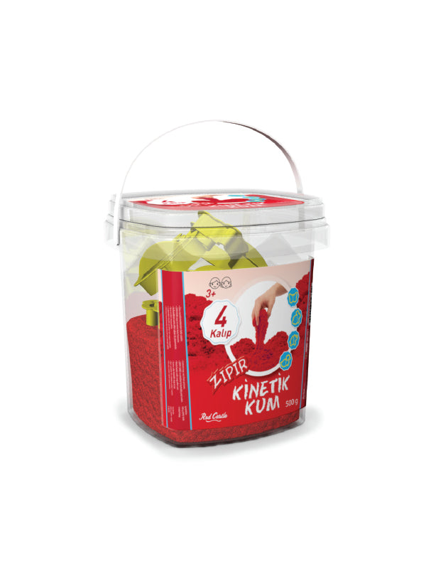Red Castle modeliavimo smėlis, raudonas 500 g