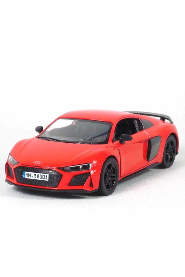 KiNSMART automobilis, 2020 Audi R8 Coupé, raudonas