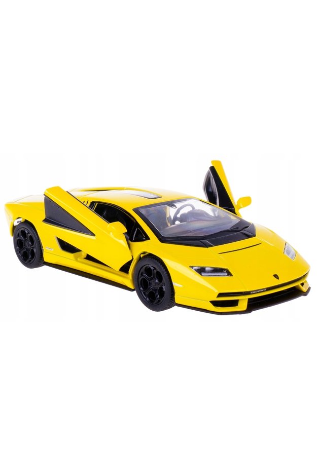 KiNSMART automobilis, Lamborghini Countach LPI 800-4, geltonas