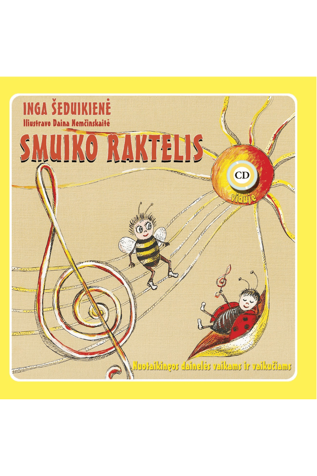 Dainų knygelė su CD, Smuiko raktelis