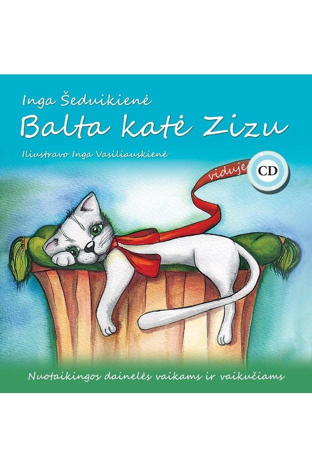 Dainų knygelė su CD, Balta katė Zizu