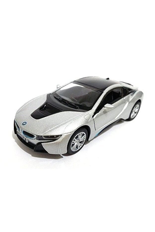 KiNSMART automobilis, BMW i8, sidabrinis