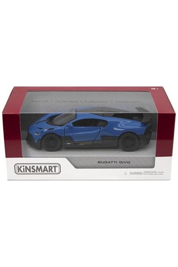 KiNSMART automobilis, Bugatti Divo, mėlynas