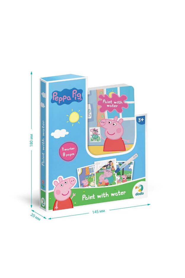 Dodo spalvinimo vandeniu knygutė Peppa Pig