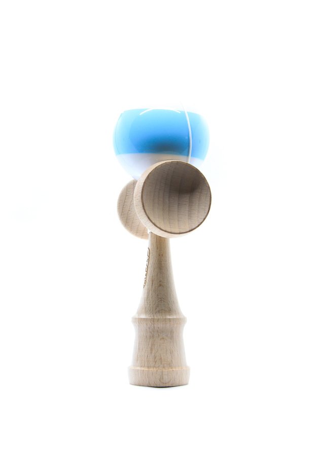 Kendama žaislas, medinis/mėlynas