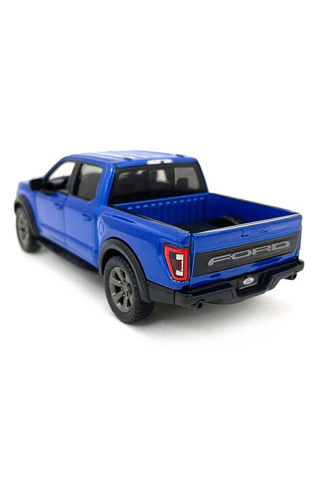 KiNSMART automobilis, 2022 Ford F-150 Raptor, mėlynas