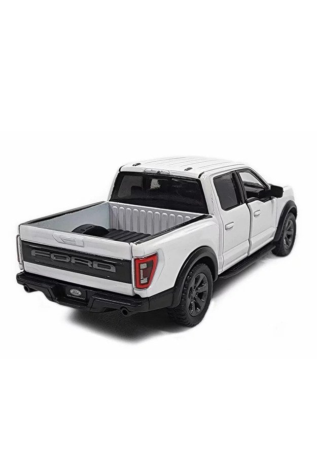 KiNSMART automobilis, 2022 Ford F-150 Raptor, baltas