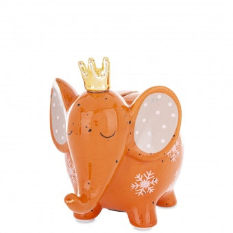 Keraminė taupyklė "Oranžinis drambliukas"