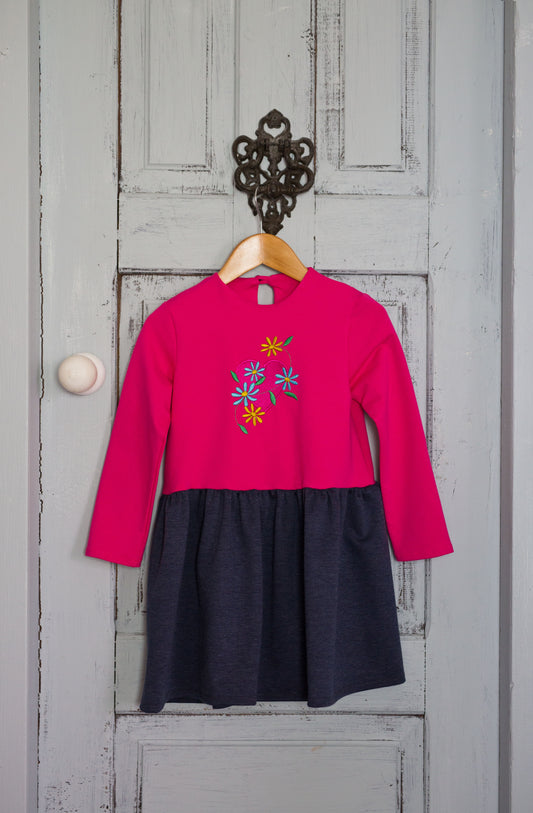 Suknelė "Spalvotos gėlytės" (Įvairių spalvų)