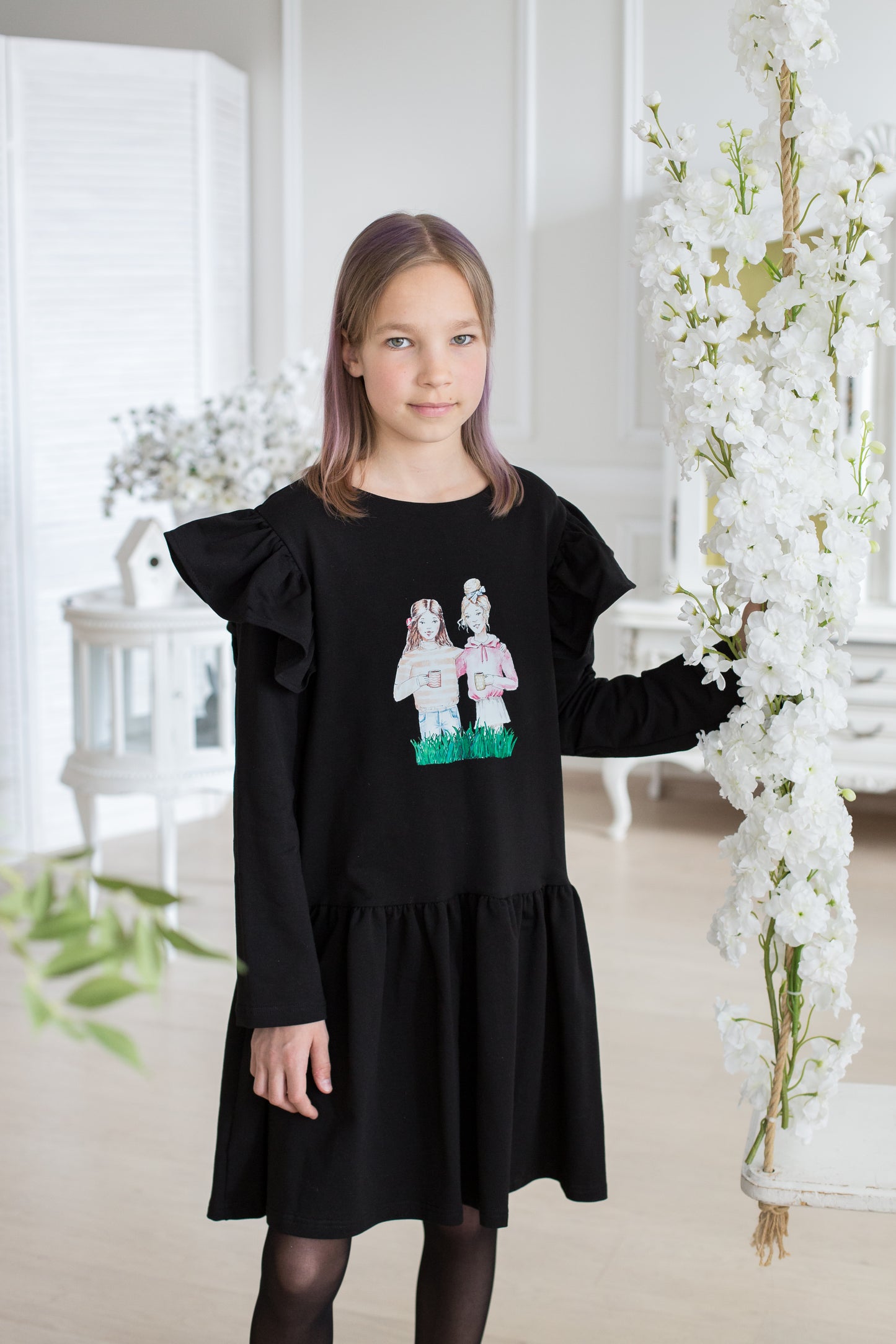 Suknelė "Dvi draugės" (Įvairių spalvų)