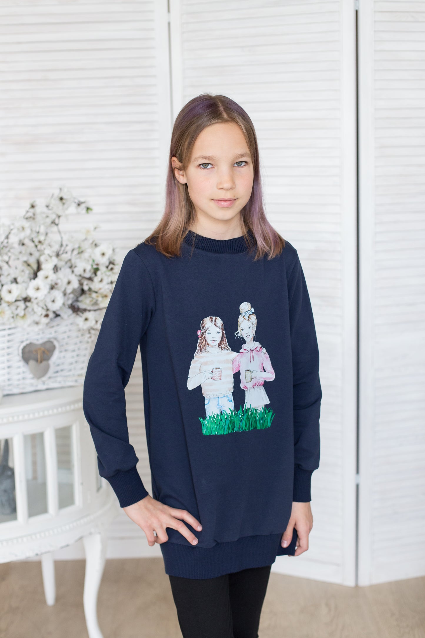 Tunika "Dvi draugės" (Įvairių spalvų)