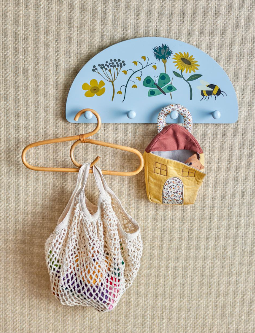 Juliana drabužių kabykla, šviesiai mėlyna, lotoso mediena