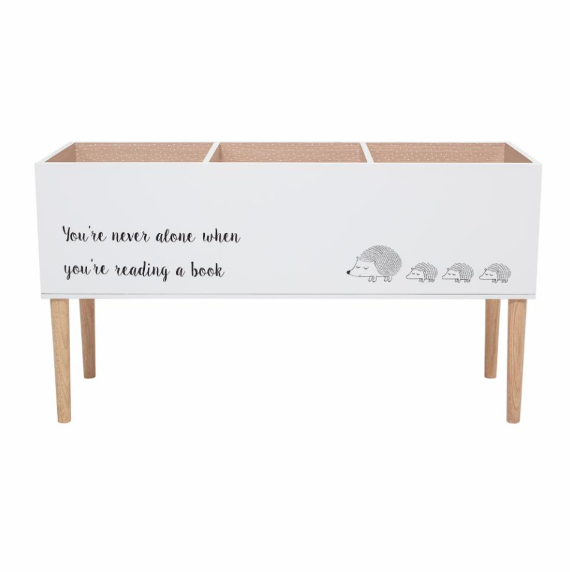 Salam knygų lentyna, balta, MDF