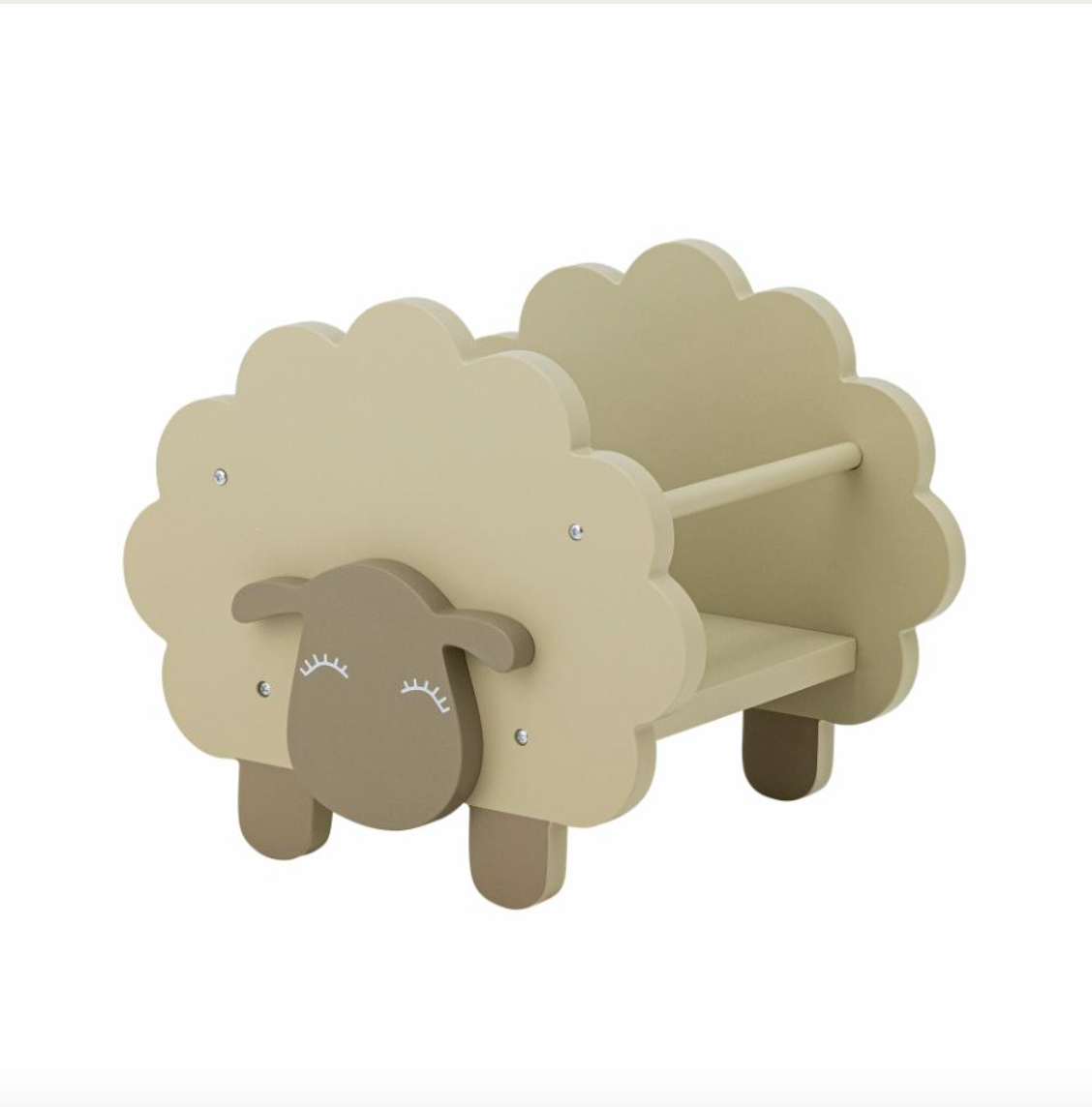 Dolly knygų lentyna, pilka, FSC® 100%, MDF