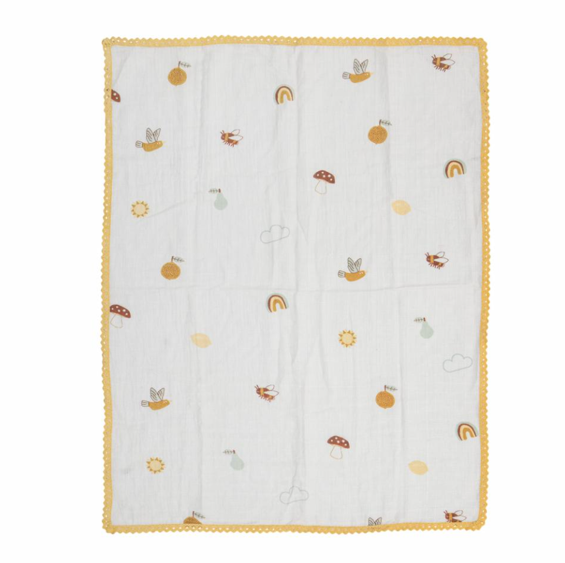 Agnes užklotas, lengvas, dekoruotas kraštas