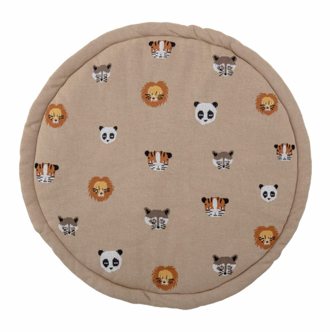 Miko žaidimų kilimėlis, medvilnė, megztas gyvūnų raštas