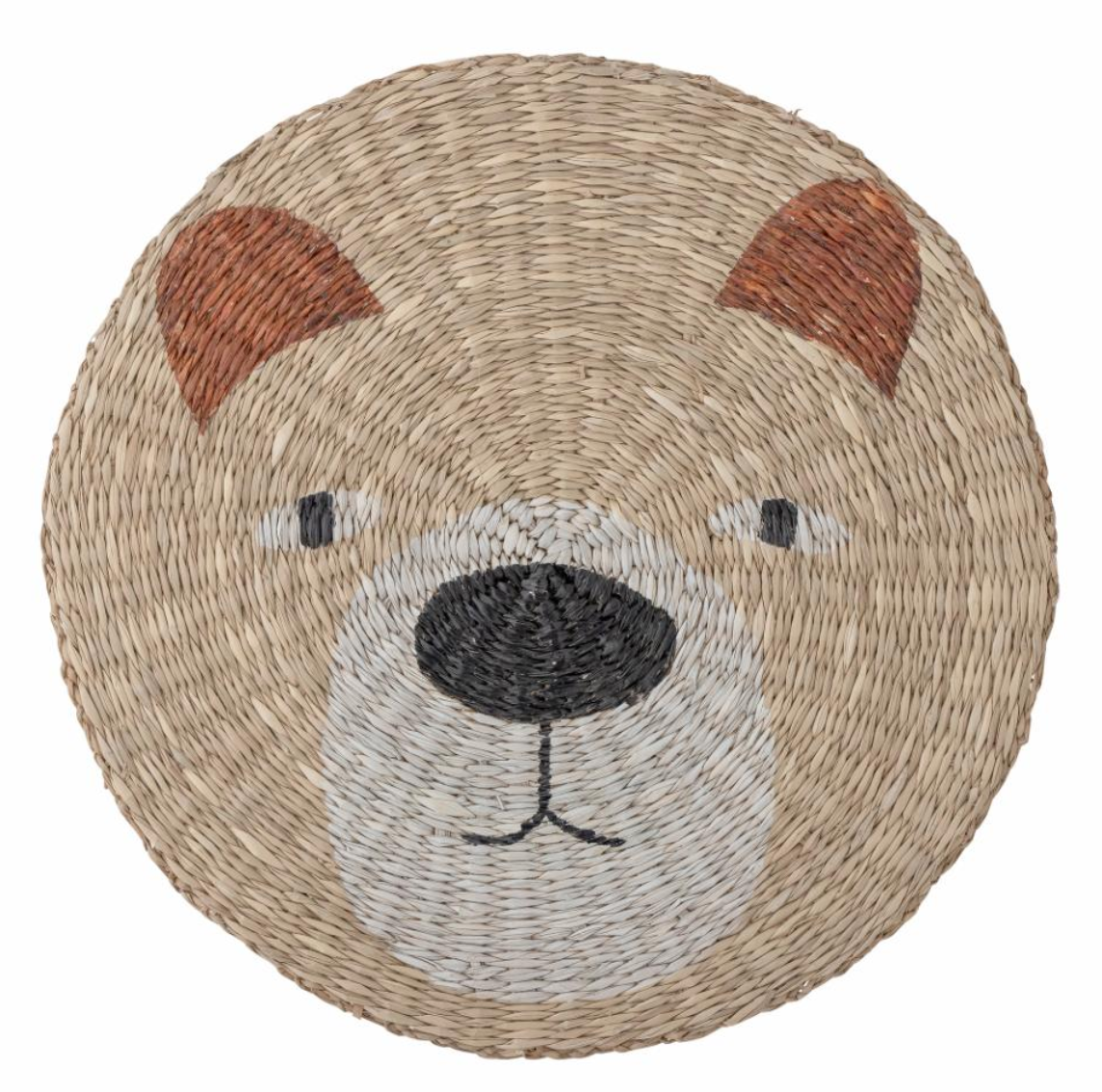 Malla padėkliukas, jūrų žolė, meškiuko formos