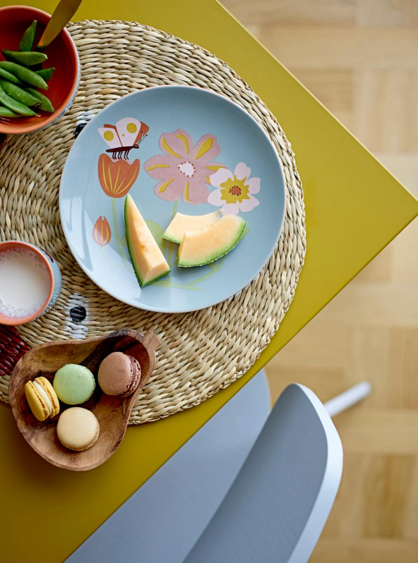 Malla padėkliukas, jūrų žolė, meškiuko formos