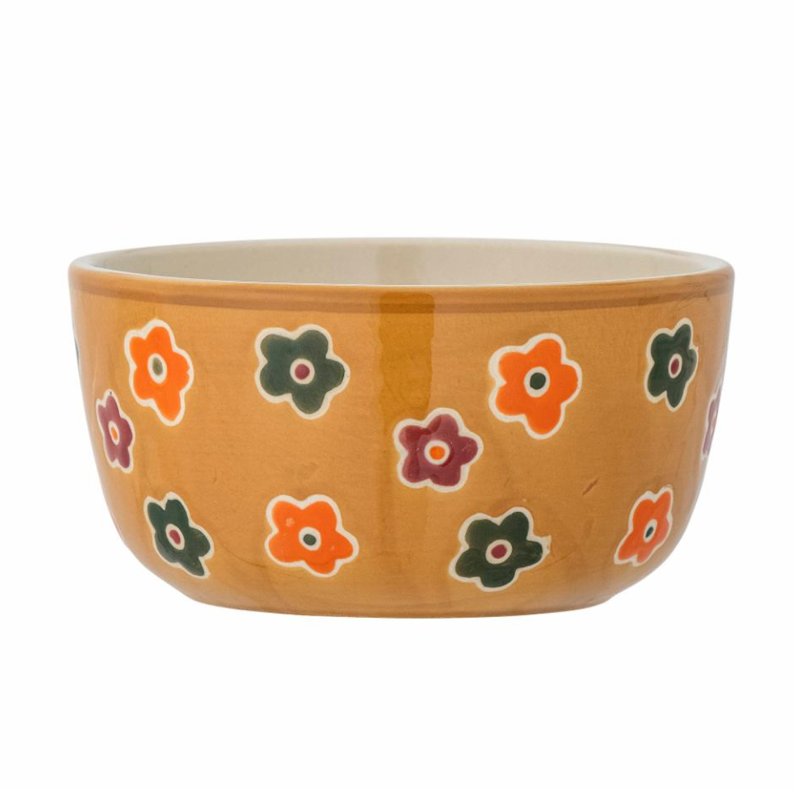 Addy dubenėlis, šviesiai rudas, rankų darbo piešiniai