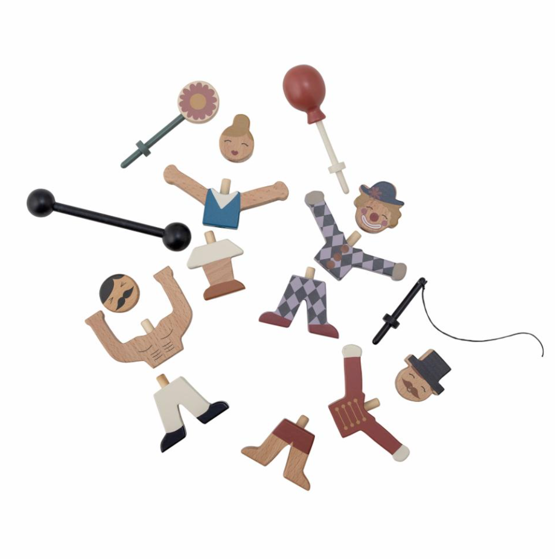 Rossaio aktyvusis žaislas, raudonas, FSC®100%, bukas