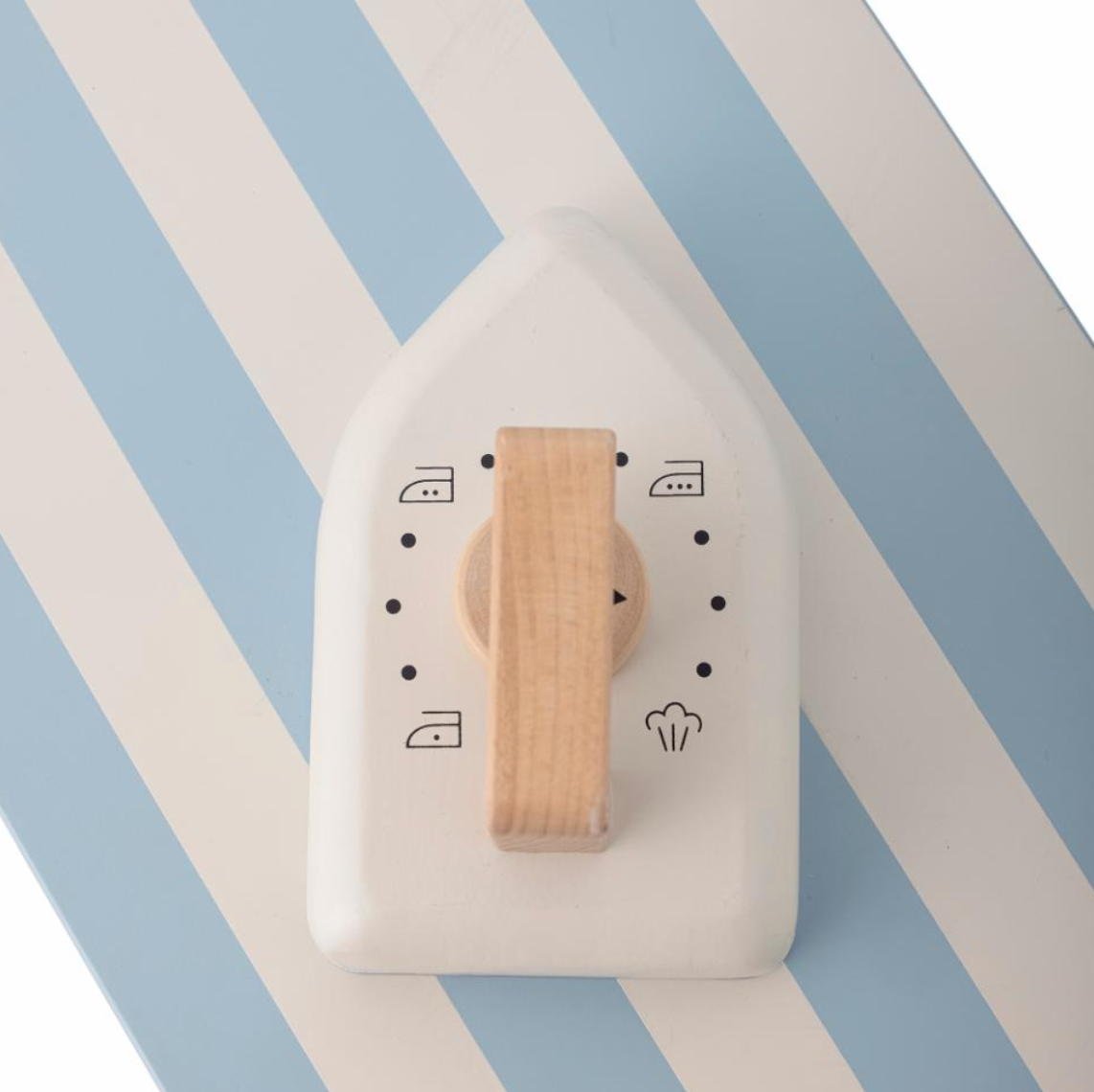 Sande žaislinis lyginimo stalas ir lygintuvas, mėlynas, FSC®100%, MDF
