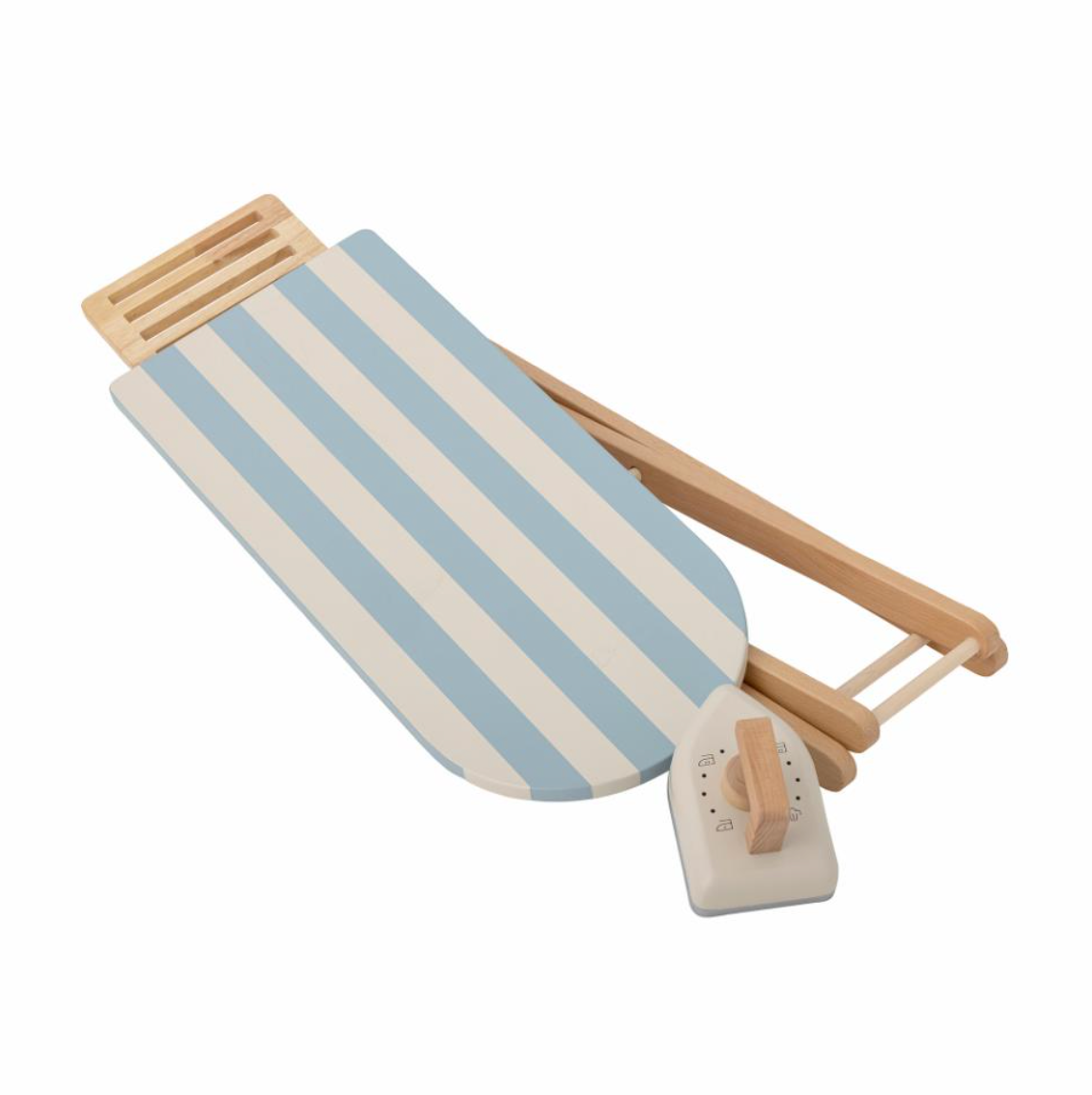 Sande žaislinis lyginimo stalas ir lygintuvas, mėlynas, FSC®100%, MDF