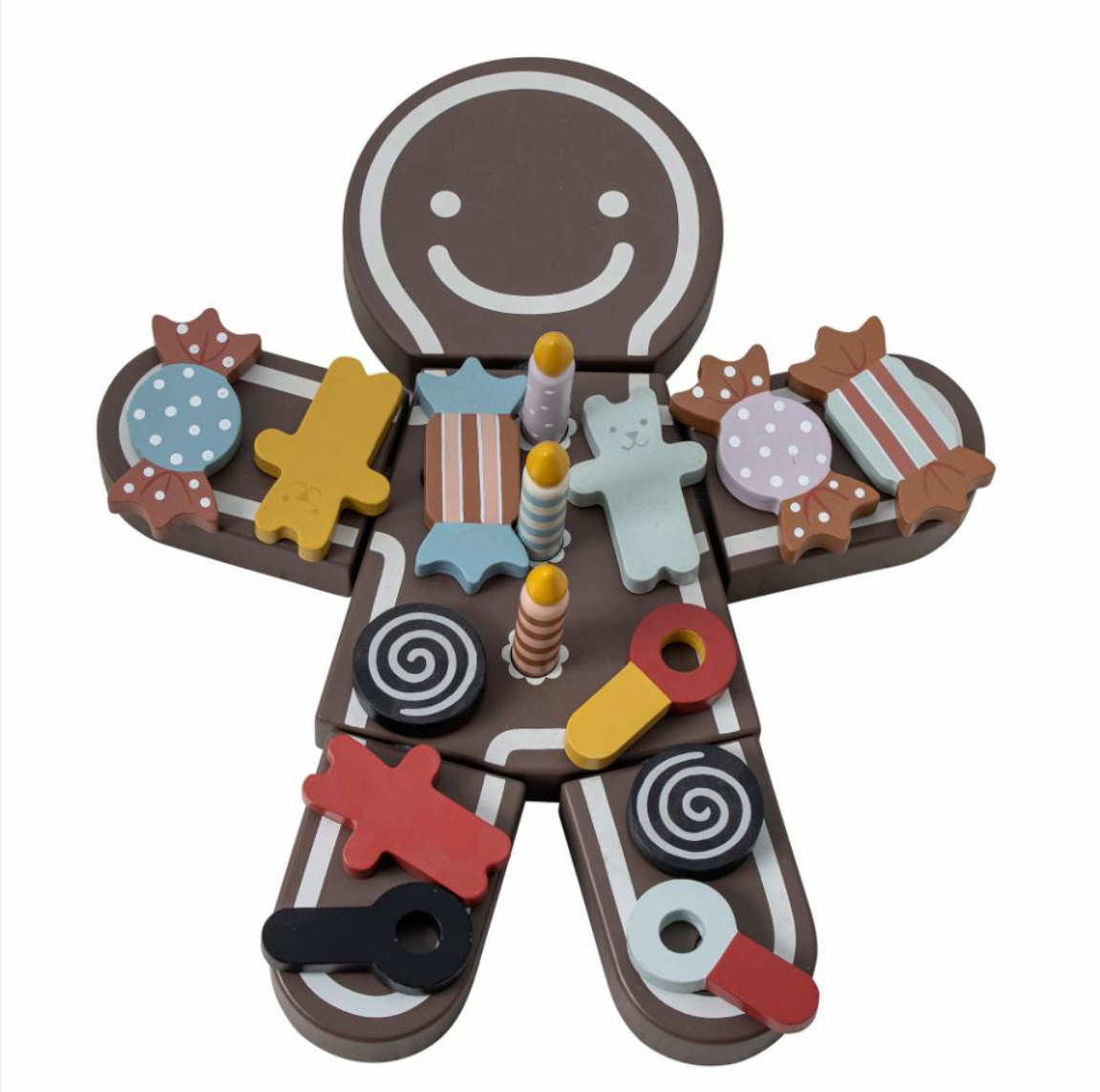 Tala žaidimų rinkinys, maistas, rudas, MDF