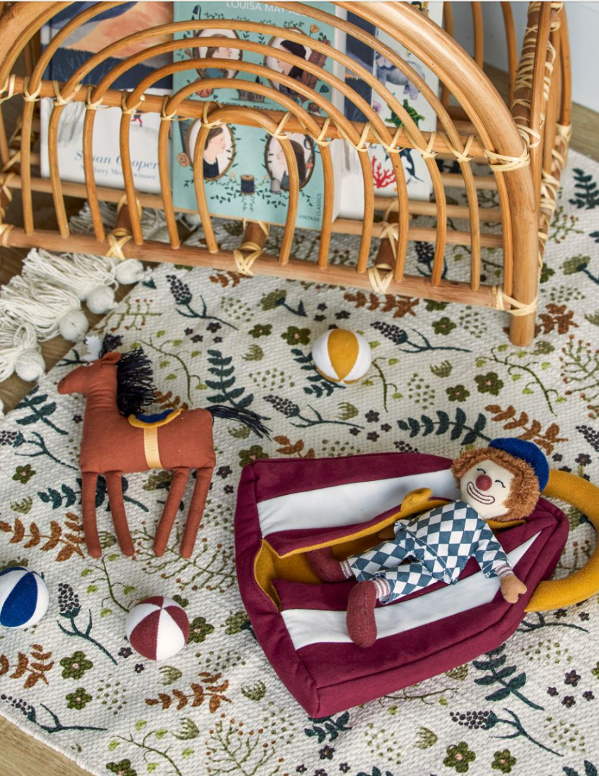 Theobald minkštas žaislas, raudonas, medvilnė